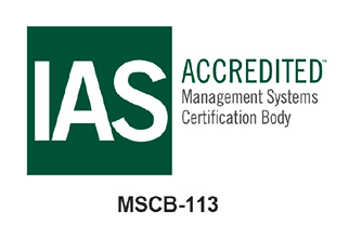 IAS ACCREDITED Management Systems Certification Body MSCS-112